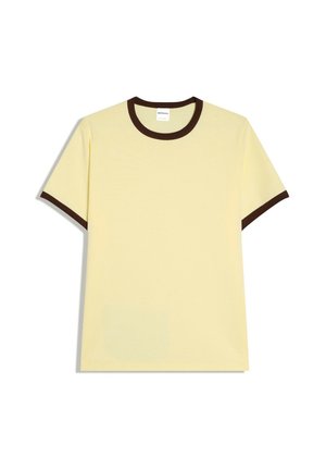 Bershka, T-shirt basique - yellow