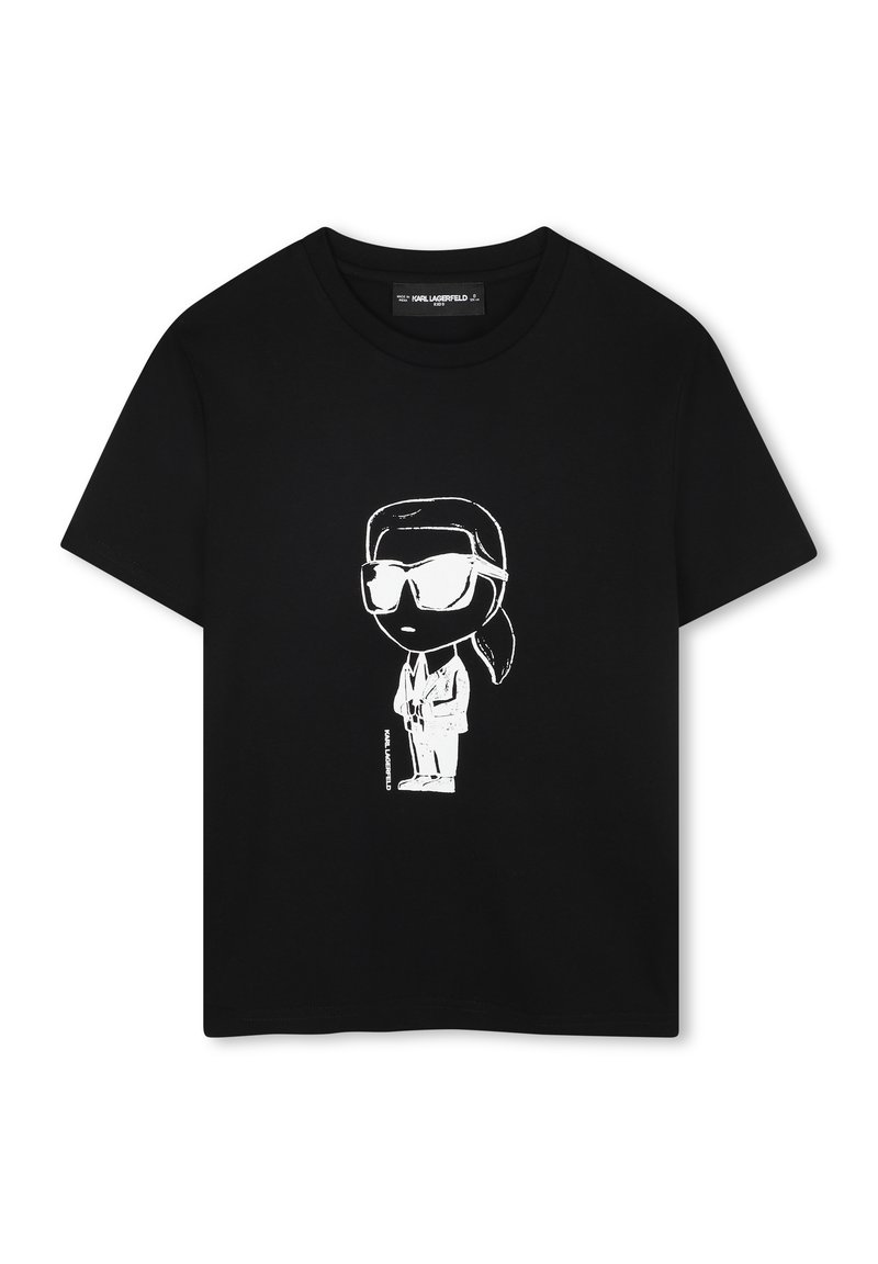 KARL LAGERFELD KIDS SHORT SLEEVES TEE - Majica kratkih rukava s printom - black