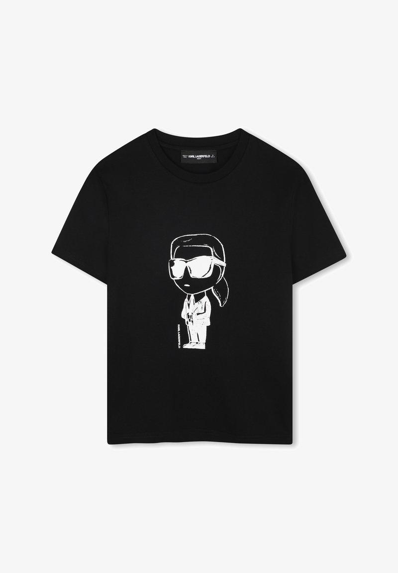 KARL LAGERFELD KIDS SHORT SLEEVES TEE - T-shirt estampada - black