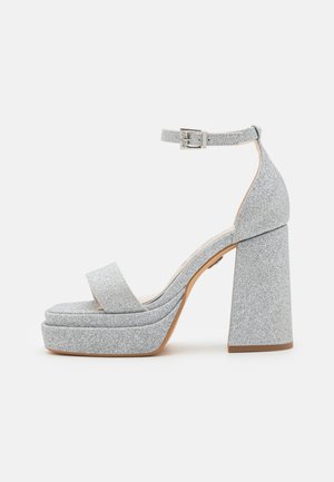 MAY NEAT - Sandaler med høye hæler - silver