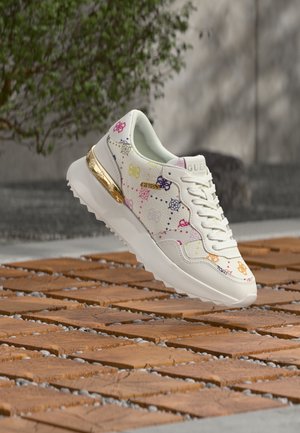 Guess VINSA - Sneakers - white/multi-coloured