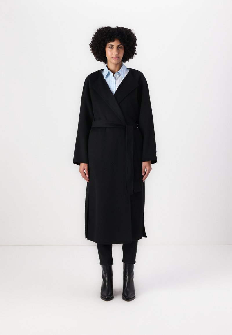 Calvin Klein ARCHIVE COAT - Klasický kabát - black
