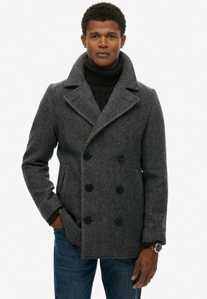 MERCHANT PEA - Abrigo clásico - charcoal herringbone