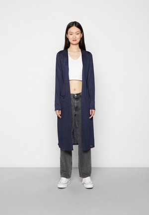 VISUMI LONG CARDIGAN - Kardigan - navy blazer