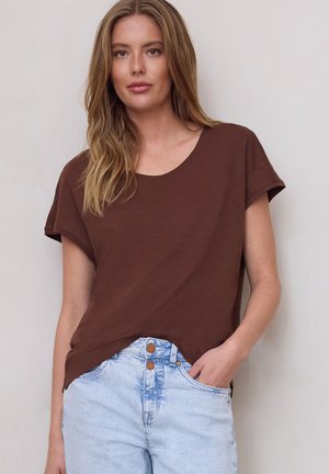 Street One Studio T-shirts basic - mahogany brown
