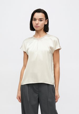 VISABRINA O NECK - Bluse - cement
