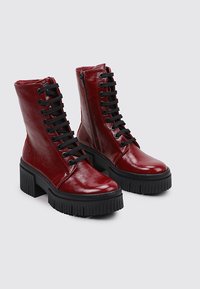 *Art Botines con plataforma - burgundy
