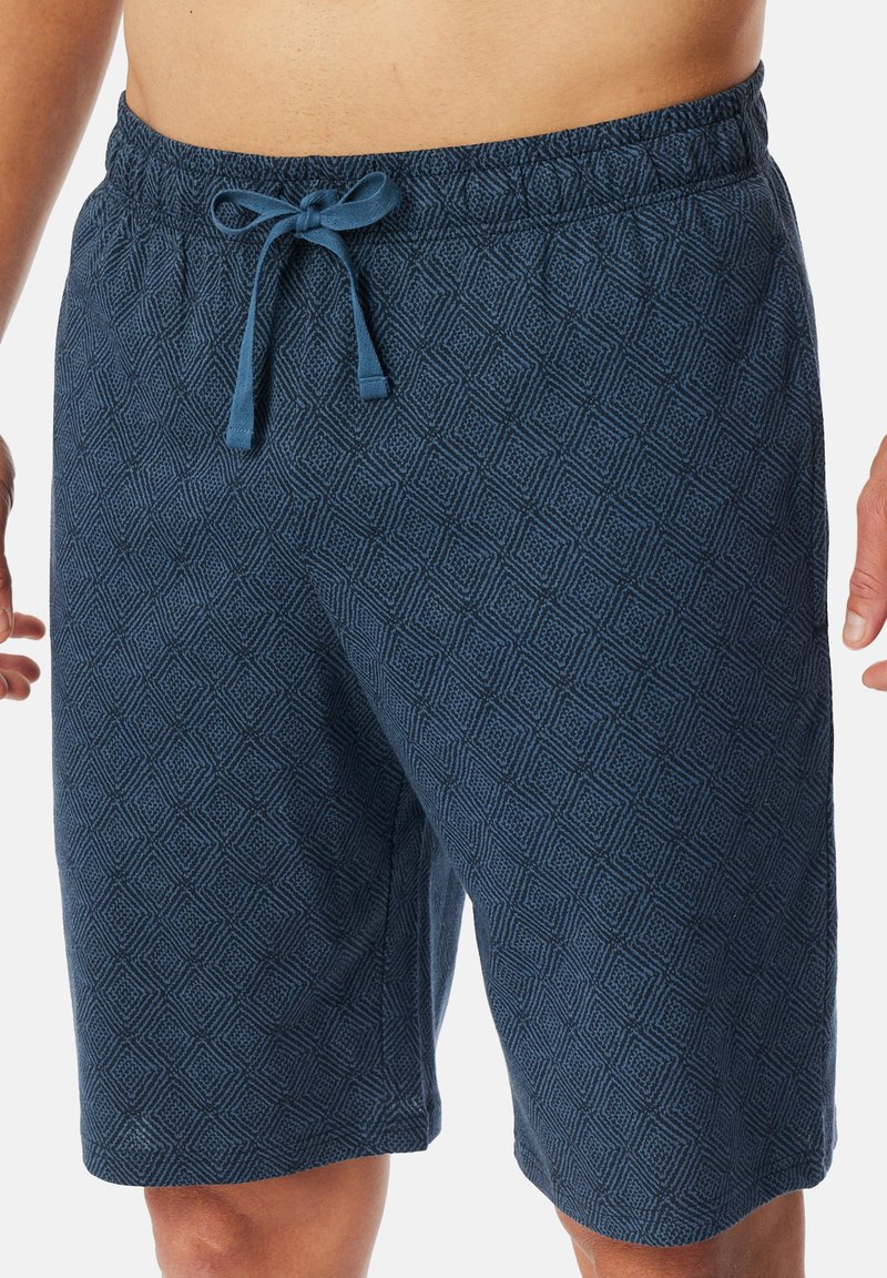 Schiesser BERMUDA - Pyjamahousut/-shortsit - atlantikblau