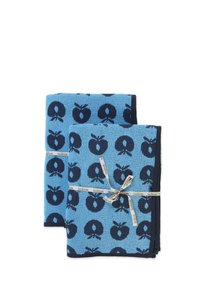 Småfolk 2ER-PACK 50 100 MIT ÄPFELN - Badehåndklæde - blue