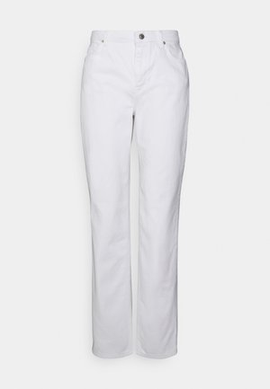 LOOSE FIT PANTS - Calças de ganga de perna direita - white