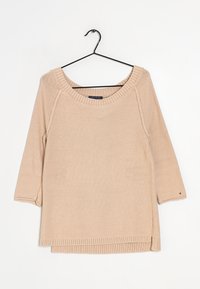 Tommy Hilfiger Stickad tröja - beige