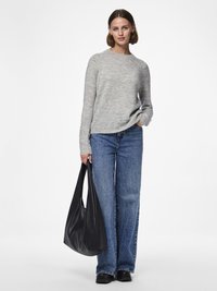 Pieces PCJULIANA O-NECK NOOS - Camisola - light grey