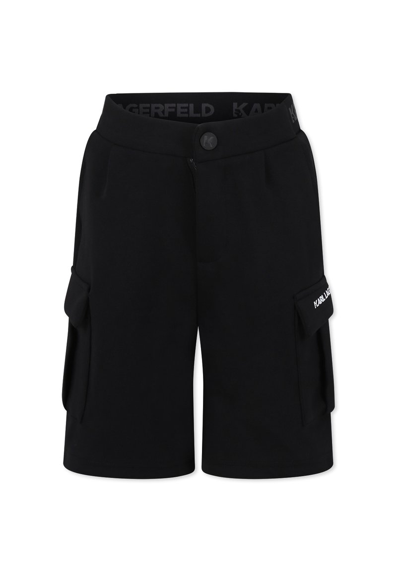 KARL LAGERFELD KIDS Shorts zwart
