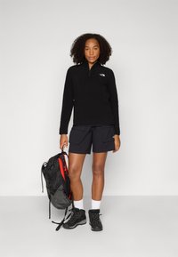 The North Face W GLACIER FLEECE 1/4 ZIP JACKET - Fleece jumper - black