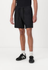 Abercrombie & Fitch - REVERSE PULL ON - Kratke hlače - black Minijatura 1