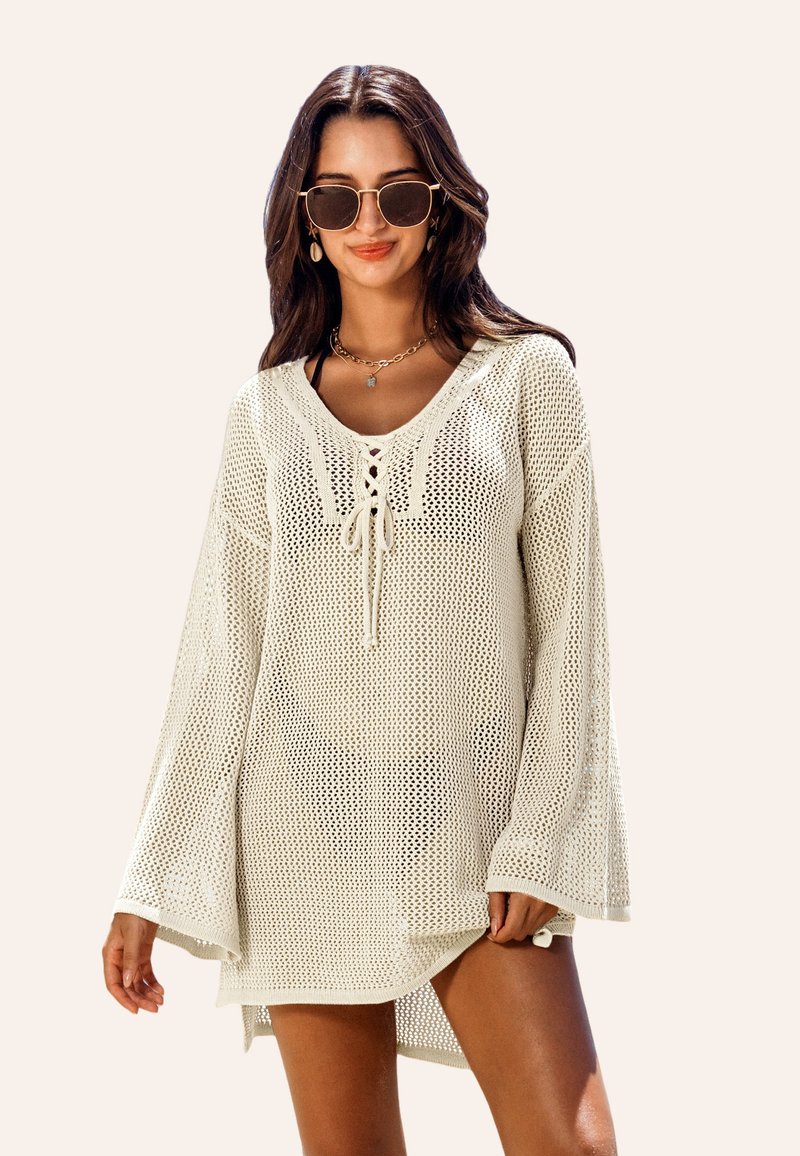 Cupshe CHIC COVER UP - Complementos de playa - off white