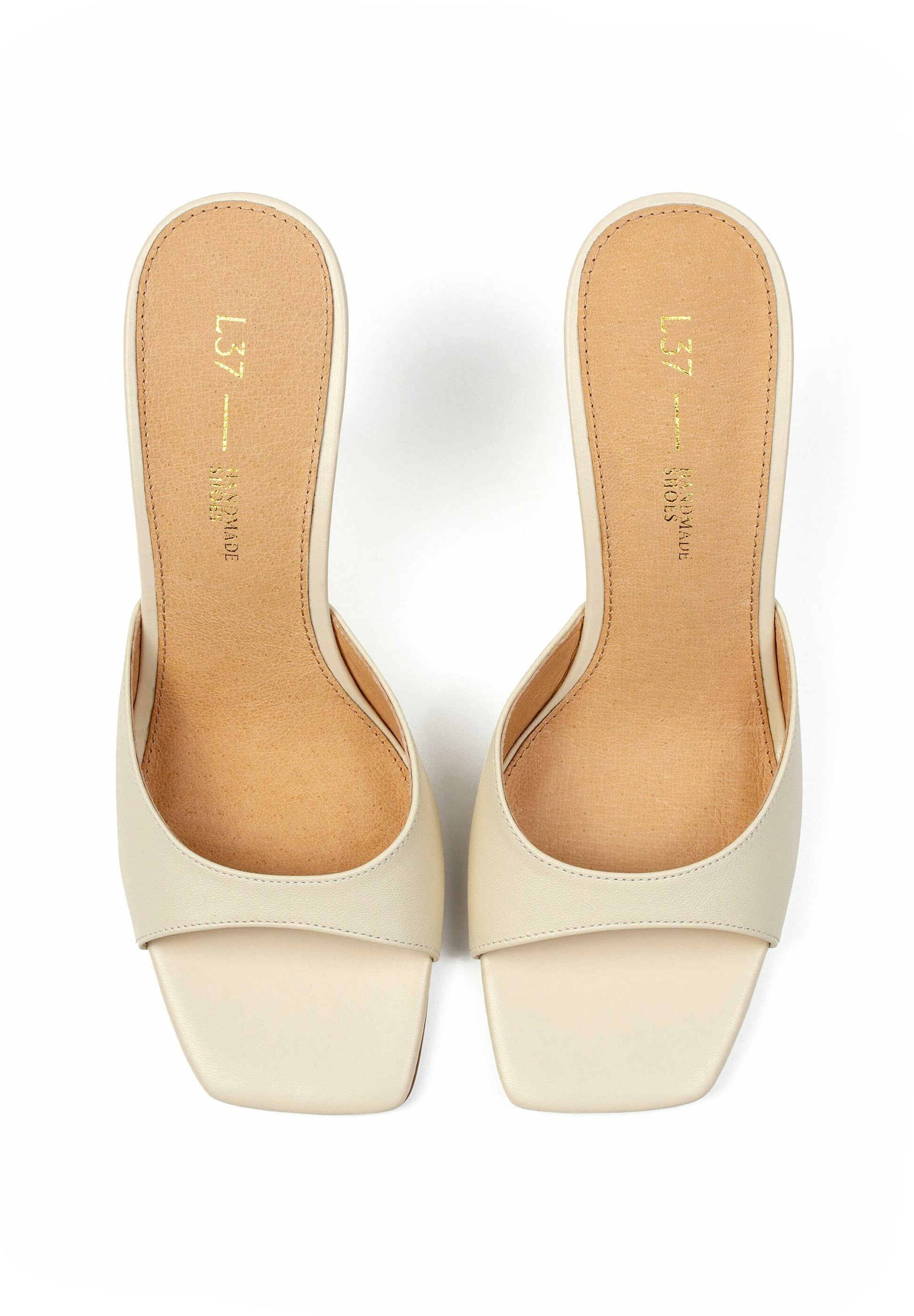 L37 ON TOP OF THE WORLD - Heeled mules - nude - Zalando.ie