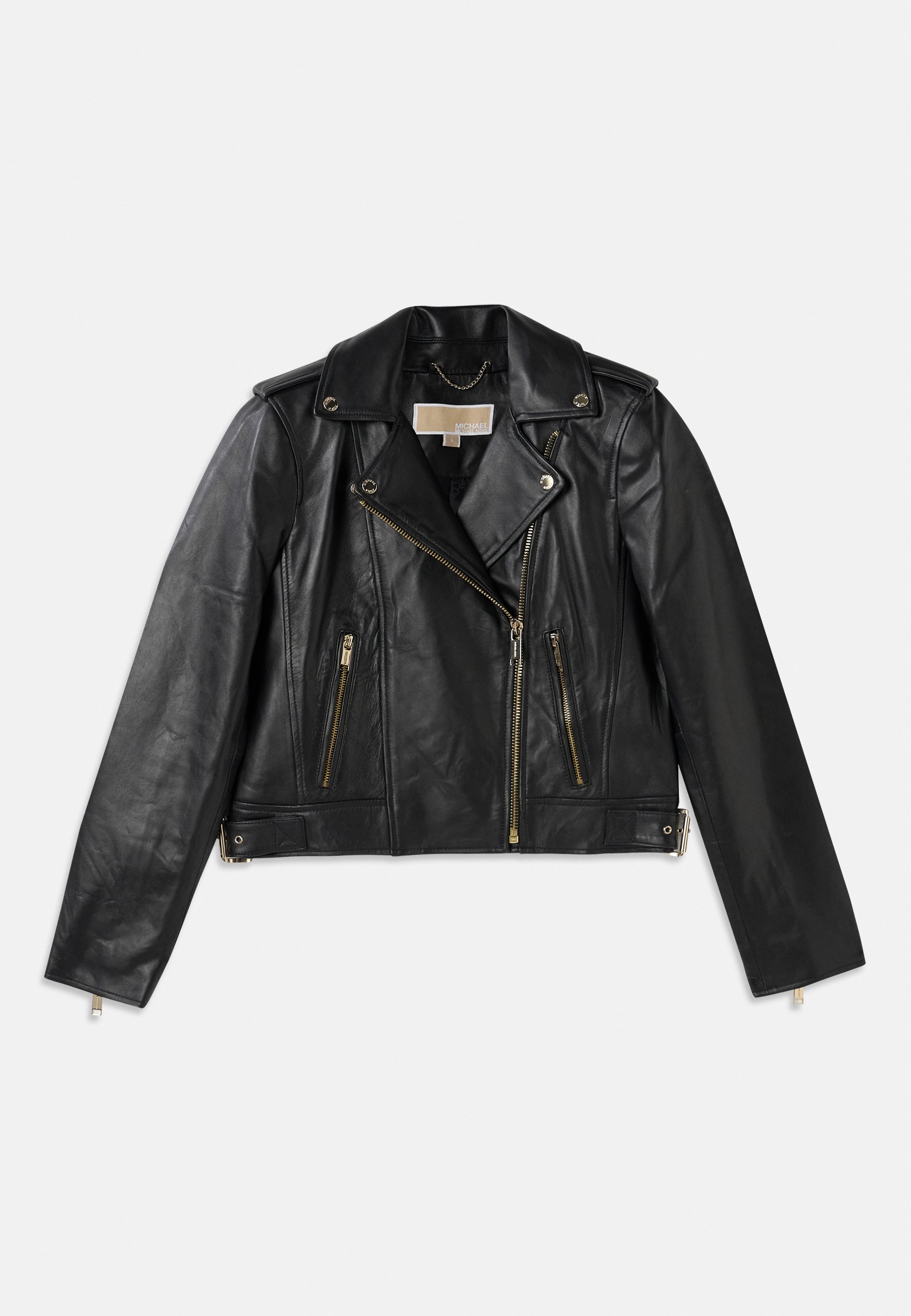 MICHAEL Michael Kors MOTO JACKET - Leather jacket - black