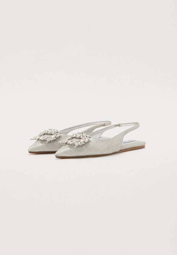CALISTA - Slingback ballet pumps - silver glitter3