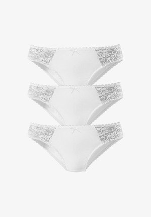 LASCANA, PETITE FLEUR JAZZPANTS (3 STÜCK) - Slip - weiß