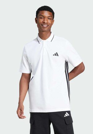 adidas Sportswear ESSENTIALS 3-STRIPES PIQUÉ - Poloshirts - white   black