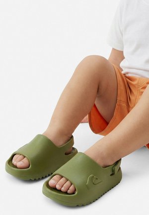 Quiksilver, QUIKSILVER FLIP-FLOPS BOY GREEN 5906751931318 - Pool slides - green