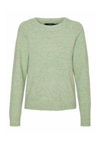 Vero Moda Stickad tröja - mottled light green