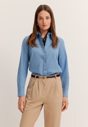 Hemdbluse - hellblau