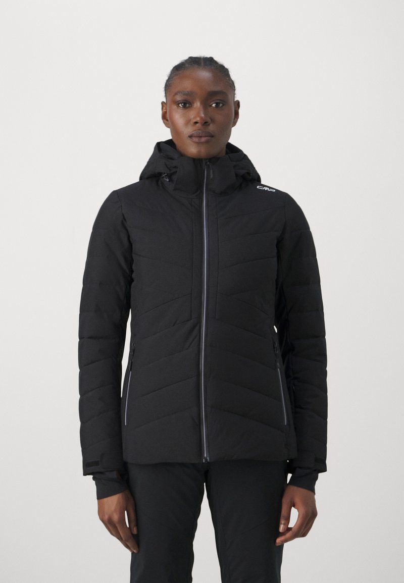 CMP WOMAN JACKET ZIP HOOD - Lumilautailutakki - nero