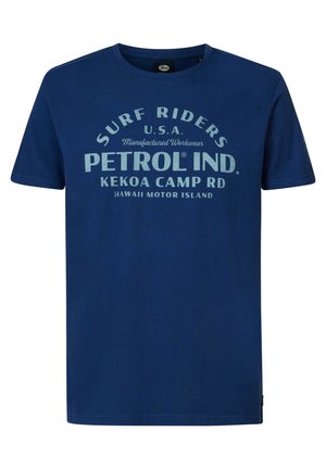 Print T-shirt - blau
