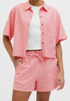 Chemisier - mottled red