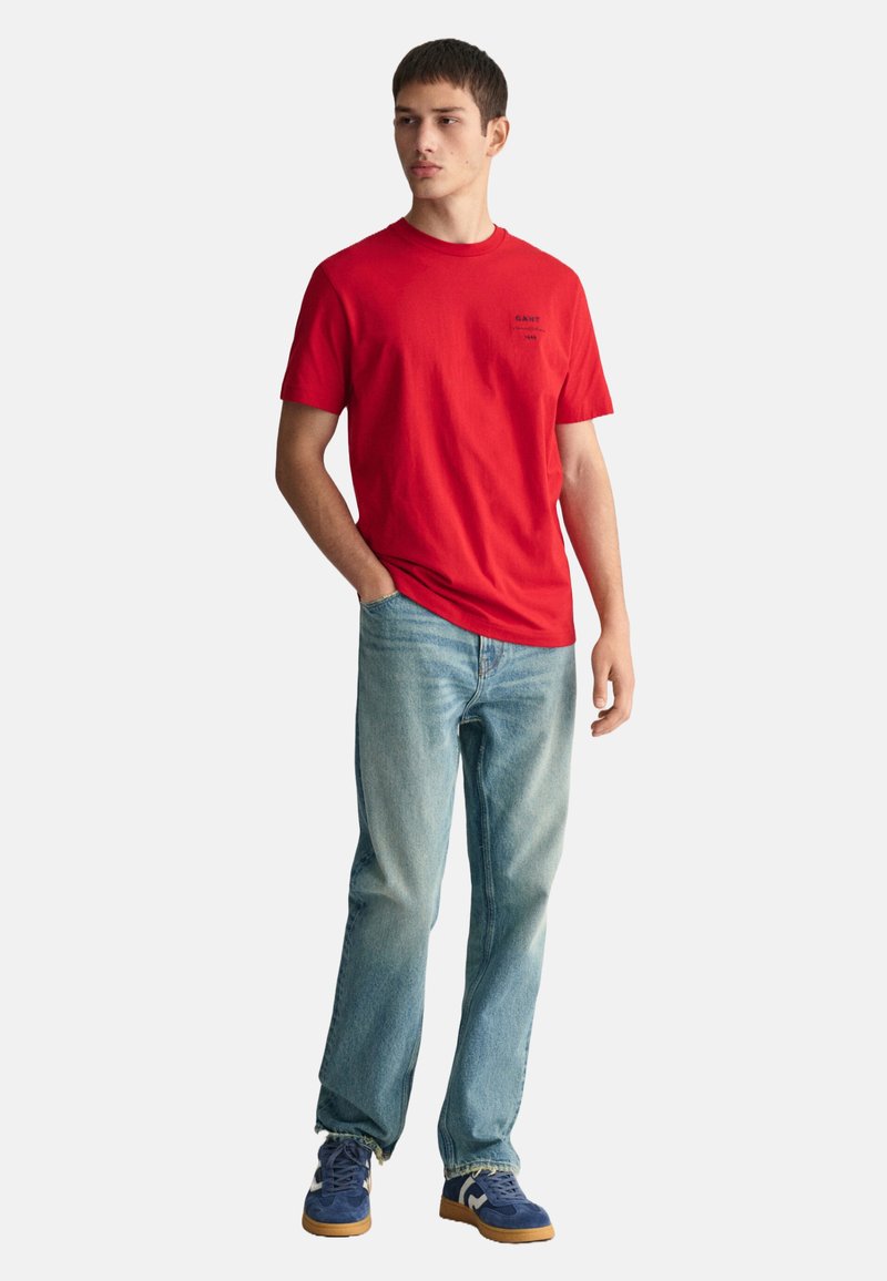 Gant T-shirt print rood