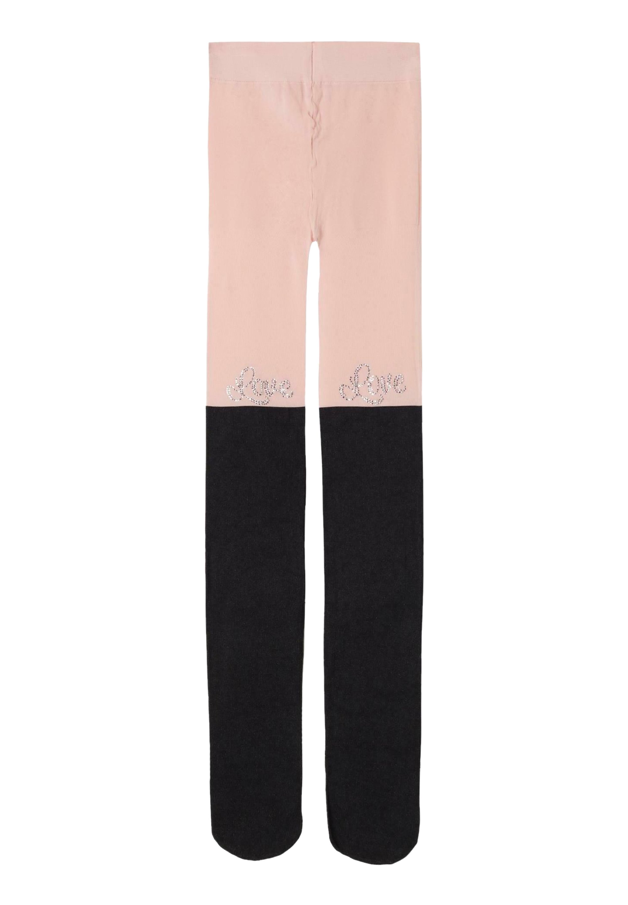 Calzedonia Collant - pink longuette love appliqué/blu - Zalando