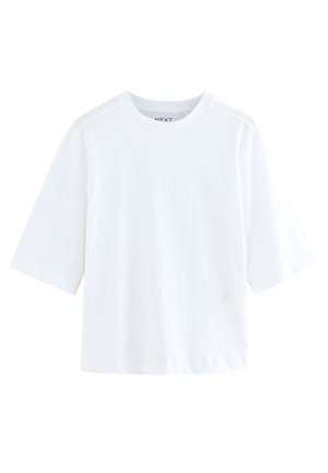 Next, RELAXED BOXY ELBOW LENGTH CREW NECK - T-shirt basic - white