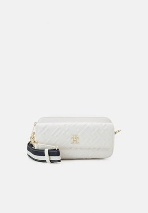 Tommy Hilfiger ICONIC CAMERA BAG MONO - Umhängetasche - weathered white