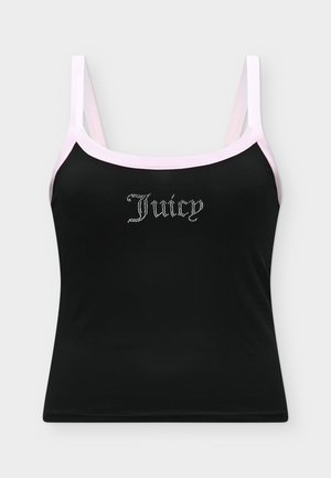 Juicy Couture, JUICY CONTRAST DIAMANTE TANK - Топ - black