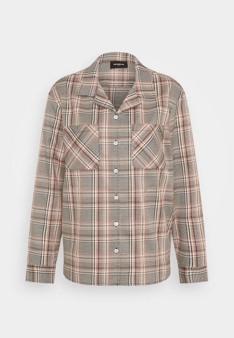 The Kooples Overhemdblouse donkerroze The Kooples Overhemdblouse donkerroze