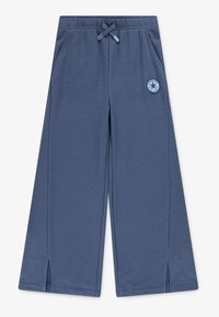 Converse WIDER LEG PANT - Träningsbyxor - slacker blue
