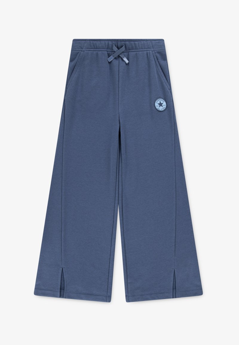 Converse WIDER LEG PANT - Calças de fato de treino - slacker blue