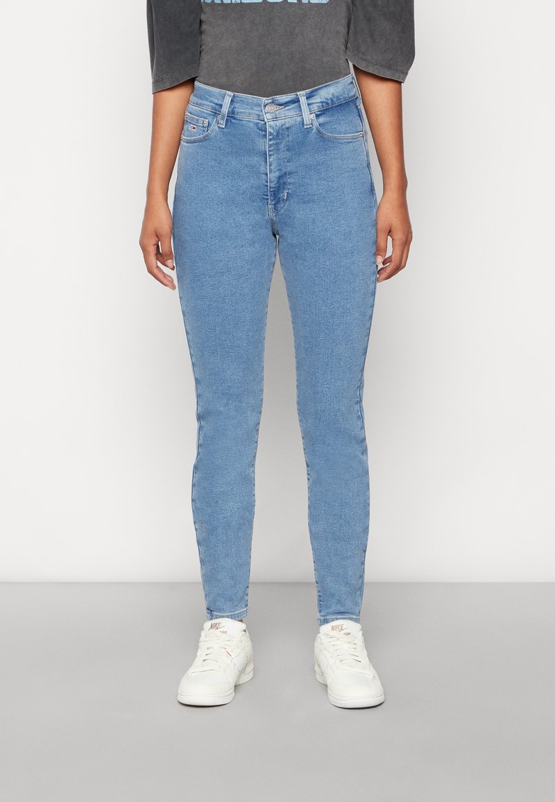 Tommy Jeans Vaqueros pitillo - blue denim