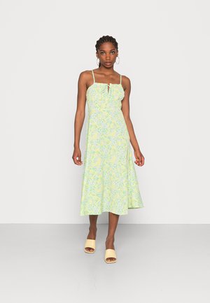 ZIPPA STRAP CALF DRESS - Day dress - cloud dancer