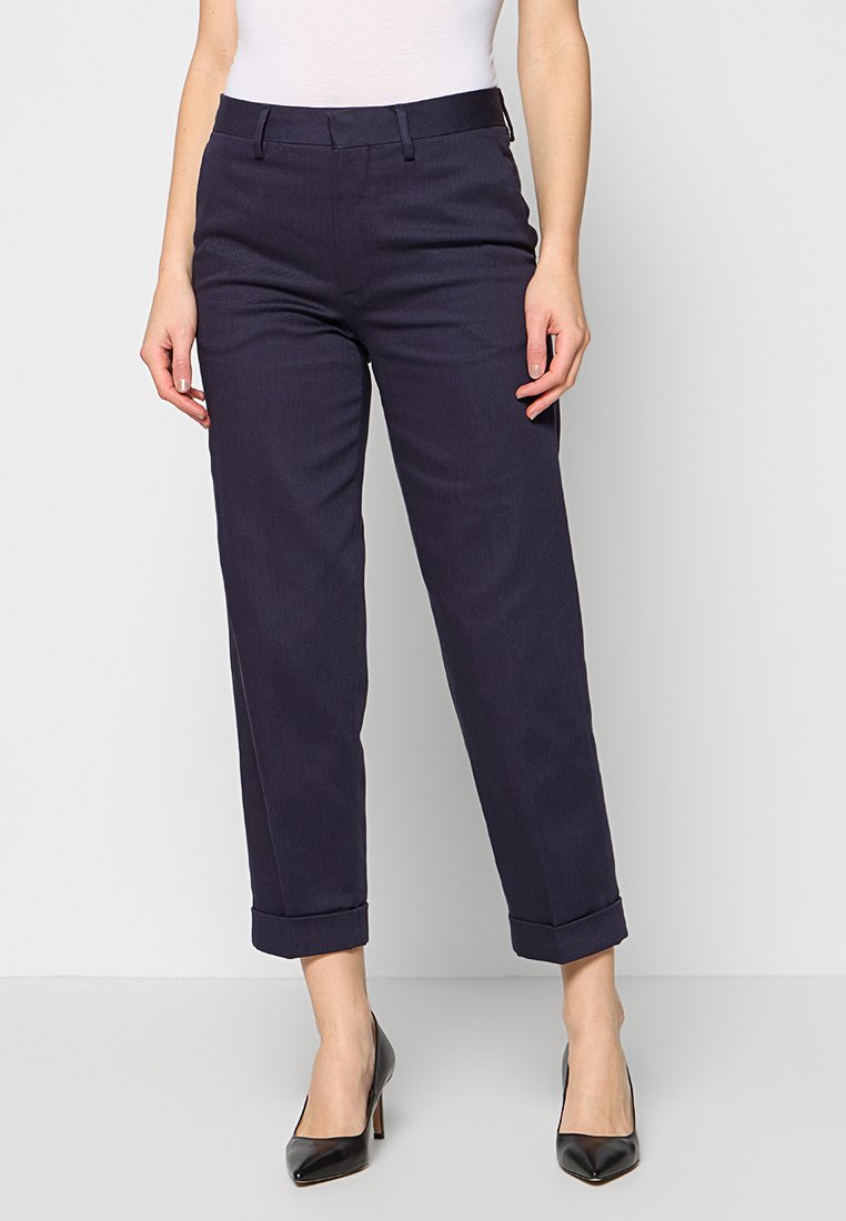 closed Chino donkerblauw