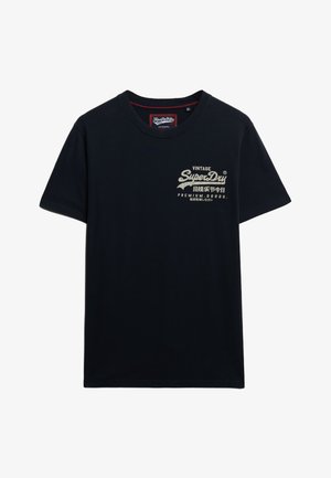 Superdry & Co VINTAGE LOGO TOKYO RELAXED - T-shirt con stampa - eclipse navy