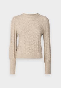 ONLKATIA PUFF O NECK - Džemper - mocha meringue