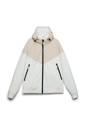 CON CAPPUCCIO BLOCK  - Giacca da mezza stagione - var bianco lana
