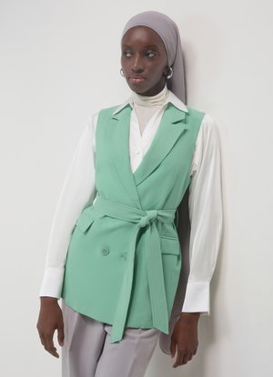 Veste sans manches - verde acqua
