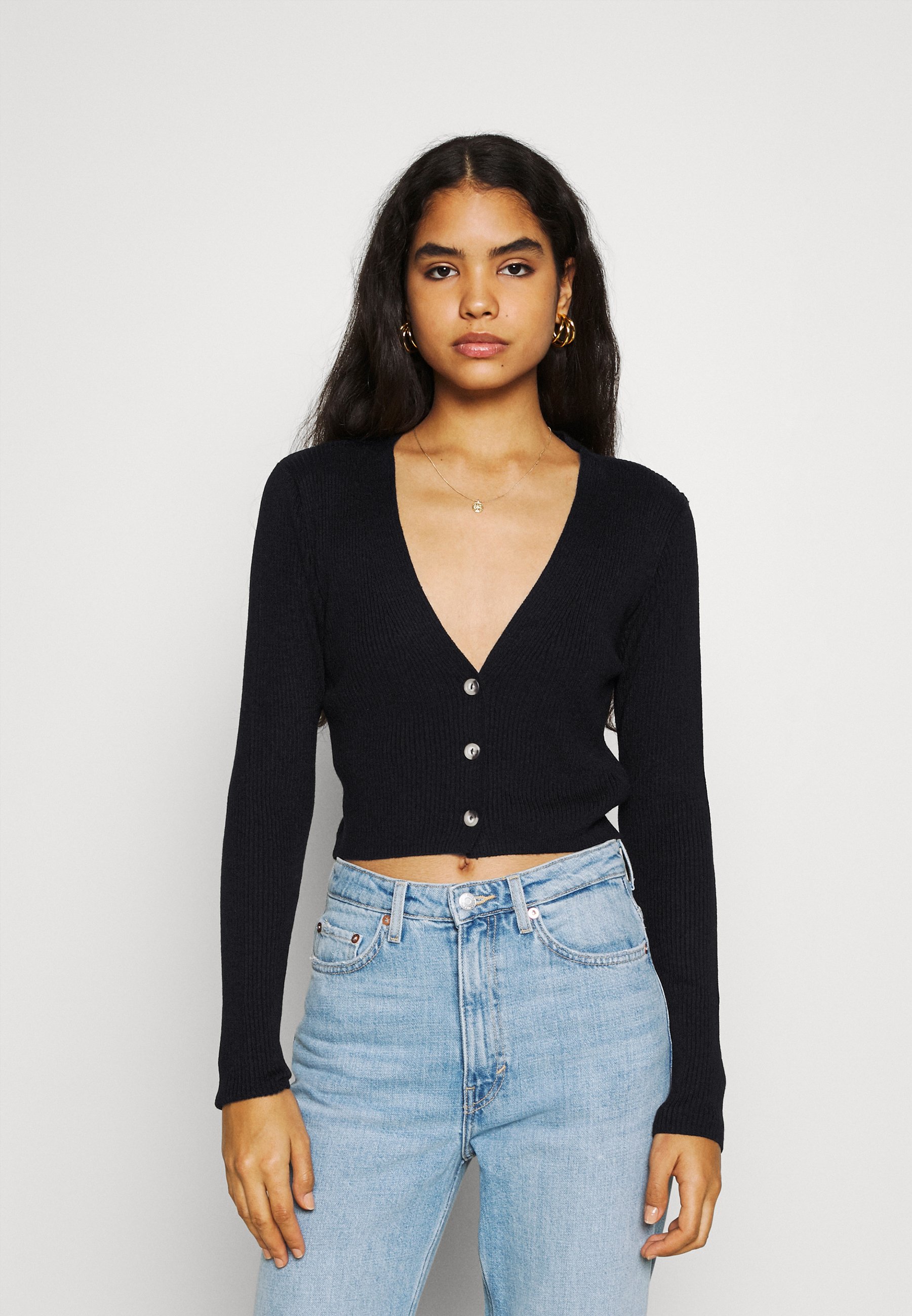 missguided black cardigan