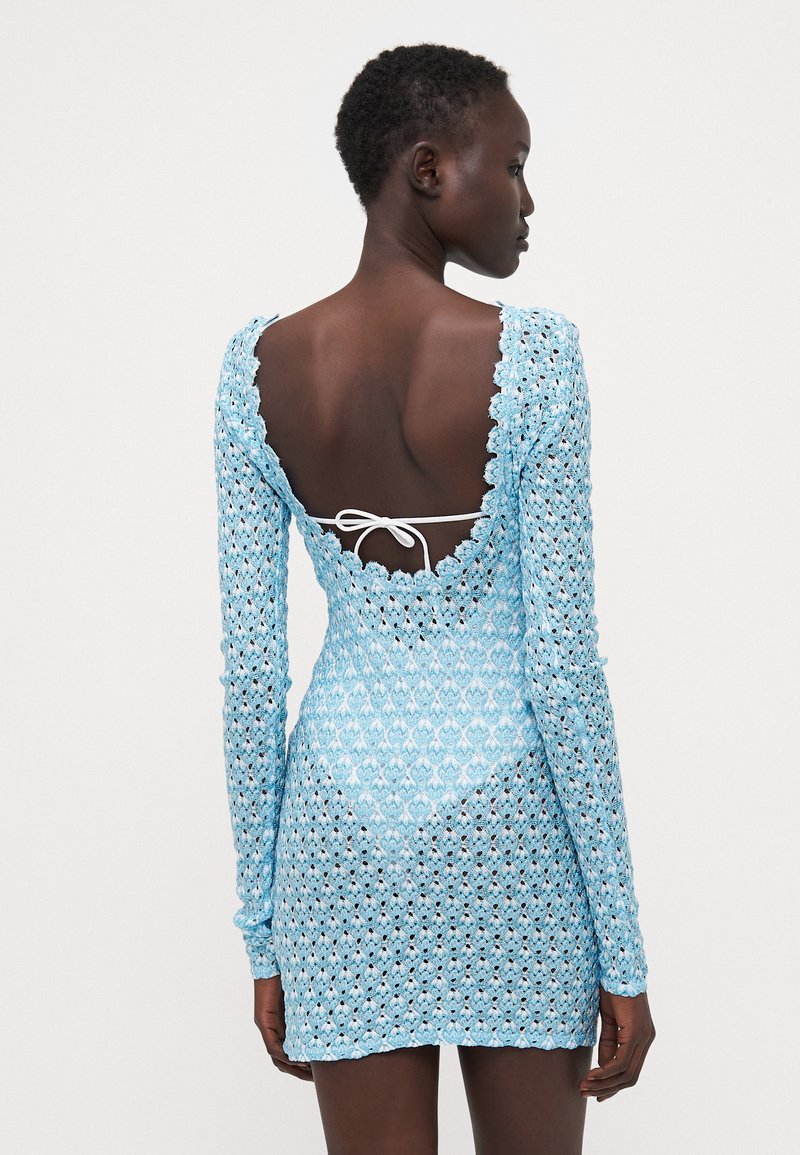 Missoni SHORT COVER UP - Beach accessory - light blue - Zalando