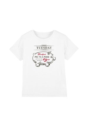 DC COMICS - SUPERMAN, SUPERNATURAL PIG N POKE UNISEX - Print T-shirt - white