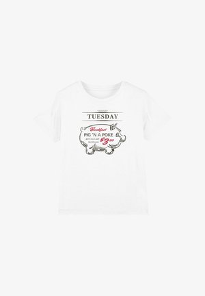 DC COMICS - SUPERMAN, SUPERNATURAL PIG N POKE UNISEX - Print T-shirt - white